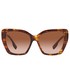 Okulary Burberry okulary przeciwsłoneczne damskie kolor brązowy