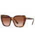 Okulary Burberry okulary przeciwsłoneczne damskie kolor brązowy