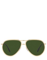 Okulary okulary przeciwsłoneczne męskie kolor złoty - Answear.com Burberry