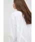 Koszula Armani Exchange koszula bawełniana damska kolor biały relaxed z kołnierzykiem klasycznym