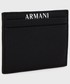 Portfel Armani Exchange - Etui na karty skórzane