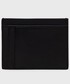 Portfel Armani Exchange Etui na karty skórzane męski kolor czarny