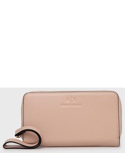 Portfel portfel damski kolor różowy - Answear.com Armani Exchange