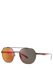 Okulary okulary przeciwsłoneczne męskie kolor brązowy - Answear.com Armani Exchange