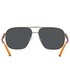 Okulary Armani Exchange okulary przeciwsłoneczne męskie kolor szary