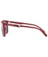 Okulary Armani Exchange okulary przeciwsłoneczne męskie kolor czerwony