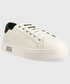 Sneakersy Armani Exchange sneakersy skórzane kolor biały