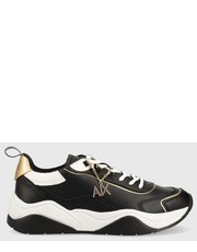Sneakersy sneakersy skórzane kolor czarny - Answear.com Armani Exchange