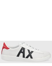 Sneakersy męskie buty kolor biały - Answear.com Armani Exchange