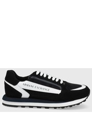 Sneakersy męskie buty kolor czarny - Answear.com Armani Exchange