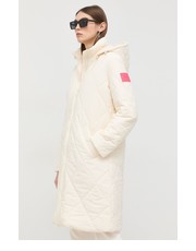 Kurtka kurtka damska kolor beżowy zimowa - Answear.com Armani Exchange