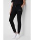 Spodnie Armani Exchange spodnie dresowe damskie kolor czarny gładkie