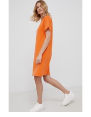 Sukienka Sukienka kolor pomarańczowy mini prosta - Answear.com Armani Exchange