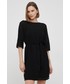 Sukienka Armani Exchange sukienka kolor czarny mini prosta