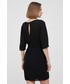 Sukienka Armani Exchange sukienka kolor czarny mini prosta