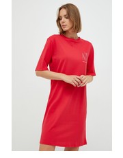 Sukienka - Sukienka bawełniana - Answear.com Armani Exchange