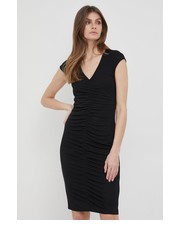 Sukienka sukienka kolor czarny mini dopasowana - Answear.com Armani Exchange