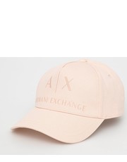 Czapka czapka kolor beżowy gładka - Answear.com Armani Exchange