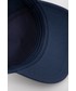 Czapka Armani Exchange czapka bawełniana kolor granatowy z aplikacją