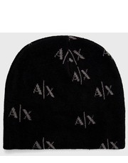 Czapka czapka kolor czarny - Answear.com Armani Exchange