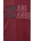 Bluza męska Armani Exchange bluza męska kolor bordowy z nadrukiem
