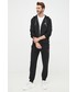 Bluza męska Armani Exchange bluza bawełniana męska kolor czarny z kapturem gładka