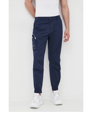 Spodnie męskie spodnie męskie kolor granatowy - Answear.com Armani Exchange