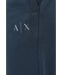 Spodnie męskie Armani Exchange spodnie dresowe męskie kolor granatowy z nadrukiem