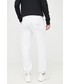 Spodnie męskie Armani Exchange spodnie dresowe męskie kolor biały z nadrukiem
