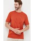 T-shirt - koszulka męska Armani Exchange t-shirt bawełniany kolor czerwony z nadrukiem