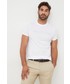 T-shirt - koszulka męska Armani Exchange t-shirt bawełniany kolor biały z aplikacją