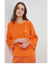 Bluza bluza damska kolor pomarańczowy gładka - Answear.com Armani Exchange