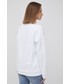 Bluza Armani Exchange bluza bawełniana damska kolor biały gładka