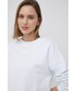 Bluza Armani Exchange bluza bawełniana damska kolor biały gładka
