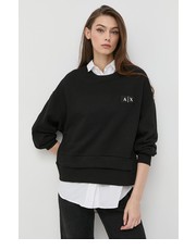 Bluza bluza damska kolor czarny gładka - Answear.com Armani Exchange