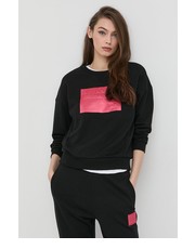 Bluza bluza damska kolor czarny z aplikacją - Answear.com Armani Exchange