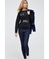 Bluza Armani Exchange bluza bawełniana damska kolor czarny z nadrukiem