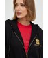 Bluza Armani Exchange bluza damska kolor czarny z kapturem z nadrukiem