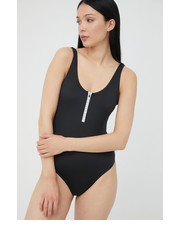 Strój kąpielowy jednoczęściowy strój kąpielowy kolor czarny miękka miseczka - Answear.com Armani Exchange