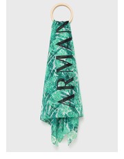 Szalik szal damski kolor zielony wzorzysty - Answear.com Armani Exchange