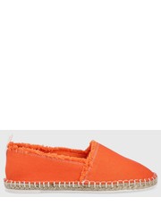 Espadryle espadryle kolor pomarańczowy - Answear.com Armani Exchange
