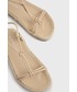Sandały Armani Exchange sandały damskie kolor beżowy