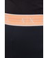 Legginsy Armani Exchange legginsy damskie kolor czarny z aplikacją