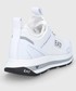 Sneakersy Ea7 Emporio Armani EA7 Emporio Armani Buty kolor biały na płaskiej podeszwie