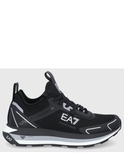 Sneakersy męskie EA7 Emporio Armani Buty kolor czarny na płaskiej podeszwie - Answear.com Ea7 Emporio Armani