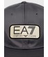 Czapka Ea7 Emporio Armani EA7 Emporio Armani czapka kolor szary z aplikacją