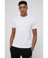 T-shirt - koszulka męska Ea7 Emporio Armani EA7 Emporio Armani T-shirt bawełniany kolor biały z nadrukiem