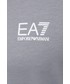 T-shirt - koszulka męska Ea7 Emporio Armani EA7 Emporio Armani longsleeve bawełniany kolor szary z nadrukiem