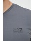 T-shirt - koszulka męska Ea7 Emporio Armani EA7 Emporio Armani t-shirt męski kolor szary z nadrukiem