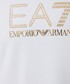 Bluza Ea7 Emporio Armani EA7 Emporio Armani bluza damska kolor biały z aplikacją